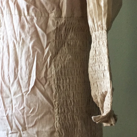 *NEW w/ TAGS* Linen ASOS shirred ruched mini - Picture 5 of 5